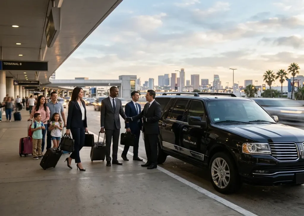 airport transfer los angeles by phoenix limo los angeles city